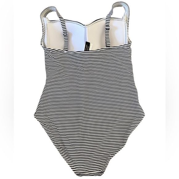 Niptuck Swim Navy Ahoy Twist Front Design Tummy Control One Piece Swimsuit - Picture 2 of 5